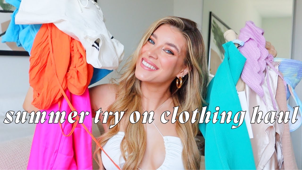 the perfect summer clothing haul! Whitefox Boutique try-on Haul | Keaton Milburn
