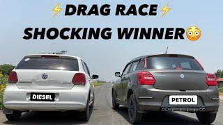 DRAG RACE: POLO VS SWIFT~ You won't believe who wins😳