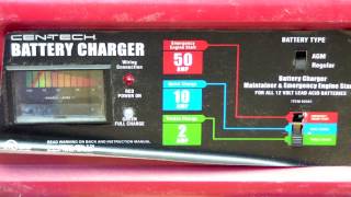 Harbor Freight 10/2/50 Amp Battery Charger Review FAIL Part 2