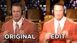 John Cena dancing with headphone Original and Edit💨