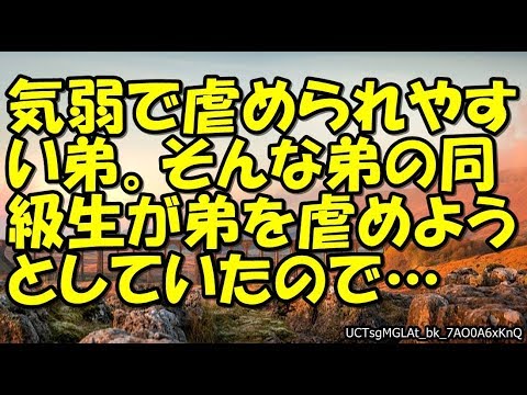 気弱で虐められやすい弟。そんな弟の同級生が弟を虐めようといていたので… 【スカッとまとめ速報チャンネル】