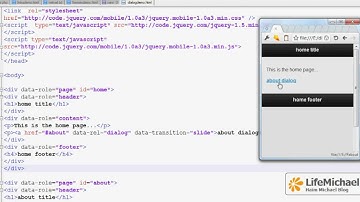 Dialog Transitions in jQuery Mobile