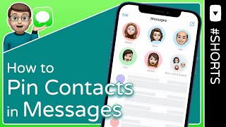 How to Pin Contacts in iMessage | #Shorts screenshot 2