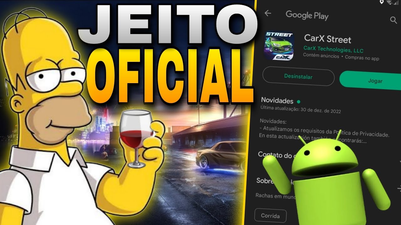 ESSA É A MANEIRA CORRETA DE BAIXAR O CARX STREET PELA PLAY STORE YouTube