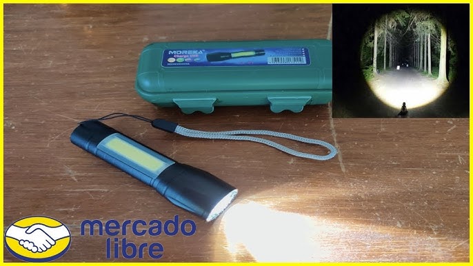 Mini Linterna LED Recargable Luz Zoom Largo Alcance Camping 511 –