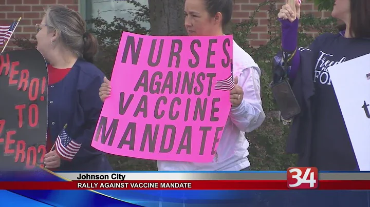 Healthcare Workers Rally Against Vaccine Mandate
