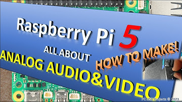 HOW TO MAKE: Raspberry Pi 5 ANALOG AUDIO&VIDEO outputs and inputs