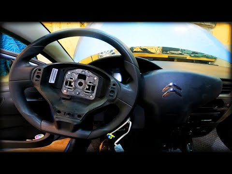 Как снять руль без прокола Citroen C-Elysee 2012- н.в.