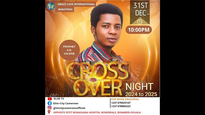 DECEMBER 2024 CROSS OVER SERVICE. 31-12-2024.