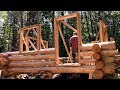 Building Preparations, Log Treatment, Trail Blazing- Log Cabin Update- Ep 10.10