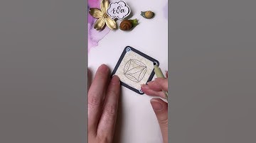 Zentangle Pattern Tangle #FIFE 禪繞畫入門 禪繞圖樣 (N.2257) how to draw by Eva Wu #bijou #shorts