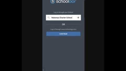 Logging into the Updated Schoology Mobile App (1/2021)