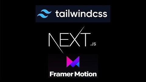 Interesting Portfolio using Framer Motion, Tailwind and Next.js