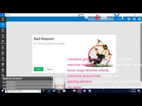 How To Fix 400 Bad Request Roblox Youtube - roblox how to fix bad request 400