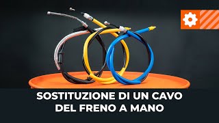 Come cambiare Cavo Freno A Mano Mazda 2 DE - video tutorial