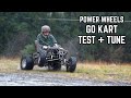 4WD Power Wheels Go Kart gets New Suspension + Gearing! 228cc Ford Bronco Build