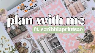 🍳PLAN WITH ME🍳MEMORY PLANNING FT. SCRIBBLEPRINTSCO. | Plannahannah