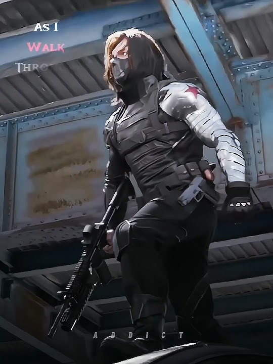Winter Soldier Badass Walk Edit 😈 || #shorts #wintersoldier #marvel #backy #gangsterparadise