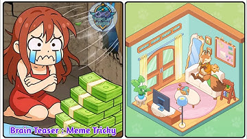 Brain Teaser Meme Tricky Level 5: Stick The Sticker In The Right Place !Gameplay Solution