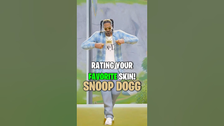 The NEW SNOOP DOGG SKIN in FORTNITE…