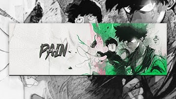 Speedart - Client Work: Pain Anime Twitter Banner