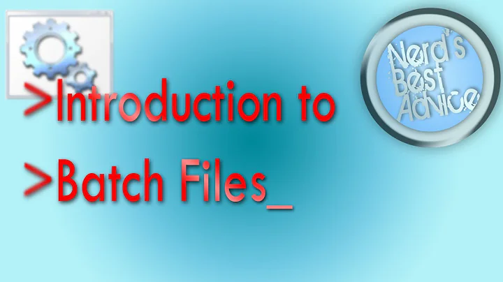 Introduction to Batch Files