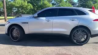 F Pace Jaguar on 24s