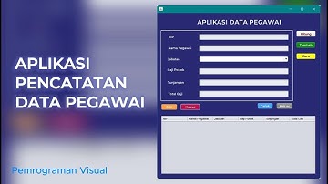Aplikasi Data Pegawai dengan CRUD  - Java Netbeans