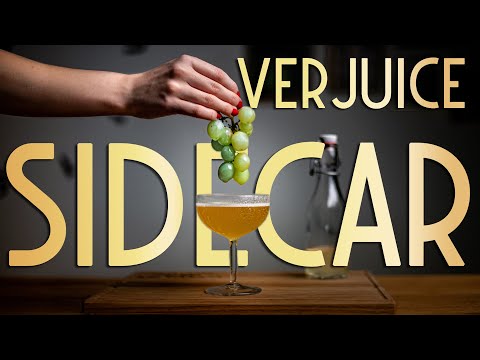 VERJUICE SIDECAR | How to swap lemon juice in a cocktail