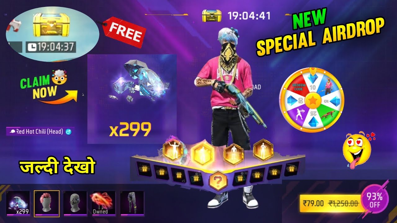Fire Airdrop New Special Airdrop in Free Fire 🔥| 9rs & 10rs Airdrop Tricks | Airdrop ...