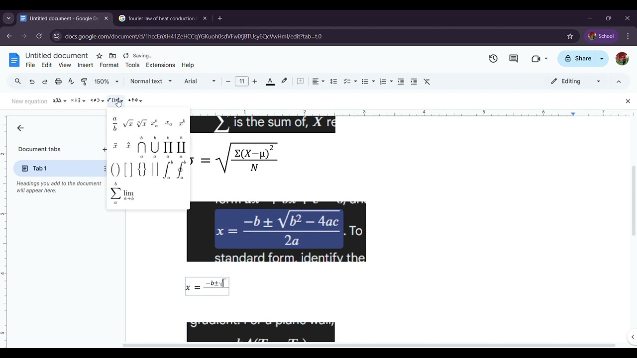 How to insert an equation and formula in Google Docs (100% REAL) NO CLICKBAIT (2025 UPDATED)