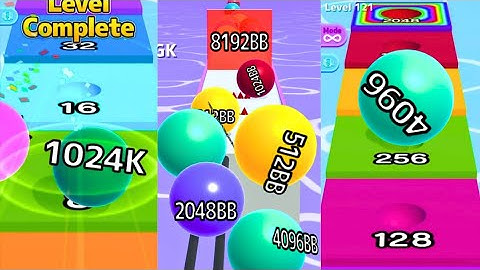 KING Combo 👑 Ball Run 2048 vs Ball Run Infinity Mode vs Ball Run Infinity | Max Level Gameplay #3