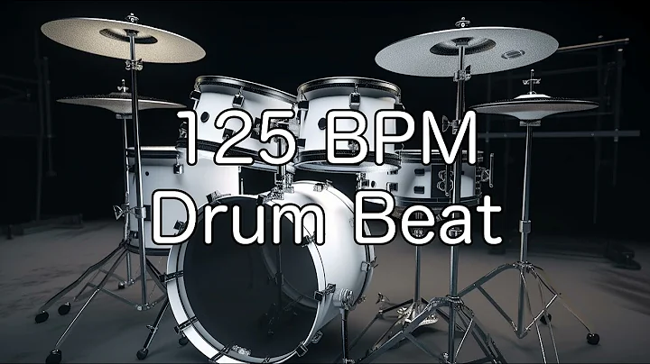 125 BPM Rock Drum Beat for Musical Practise