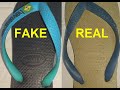 Havaianas flip flops real vs fake. How to spot counterfeit Havaianas slippers