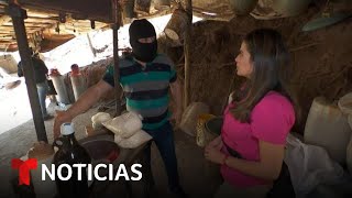Entramos a una ‘cocina’ clandestina de fentanilo y heroína en México | Noticias Telemundo