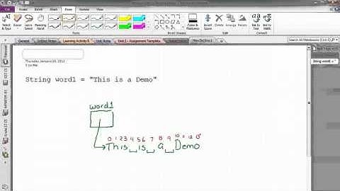 String substring method