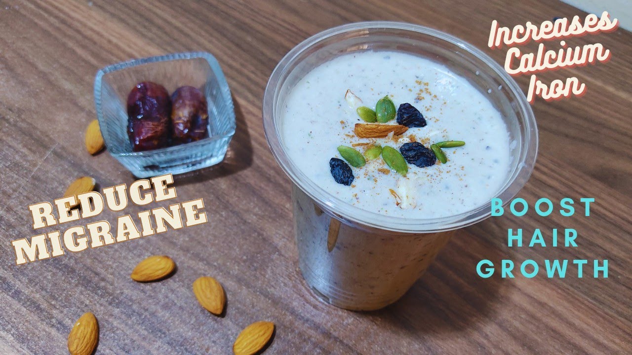 Dry Fruit Energy Drink Boost Brain And Increases Iron Calcium Good