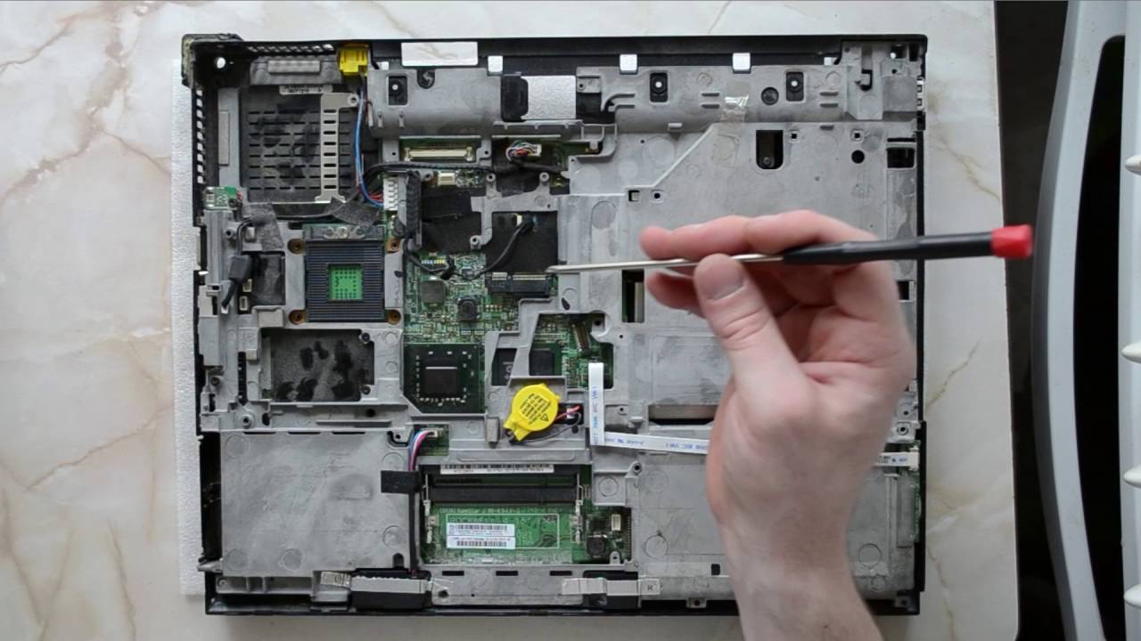 PC/タブレット ノートPC Lenovo R61i laptop disassembly, take apart, teardown tutorial