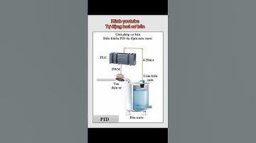 PLC SCADA: điều khiển PID ổn định mức nước #lậptrìnhplc
