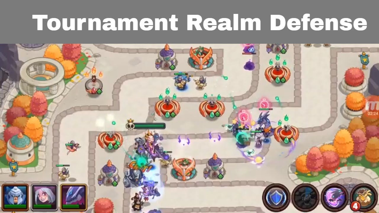 Tournament Season 6 Realm Defense TD | Low Level Hero | T44 Banana Microwave Realm Defense TD