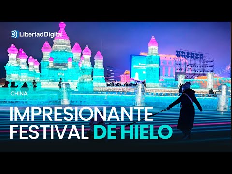 Regresa el impresionante festival de hielo en la ciudad china de Harbin