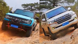 Land Cruiser Gxr 4.0L V6 Vs Ford Bronco 3.0L V6 And 4Runner Vs Jeep Cherokee 3.2L V6 Pk Off-Road