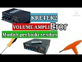 Cara mengatasi potensio volume ampli speaker kretek2 mudah  anthony lung tutorial
