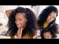 Easy Clip In Extensions w/ Curls Queen Curly Hair #clipinhairextensions