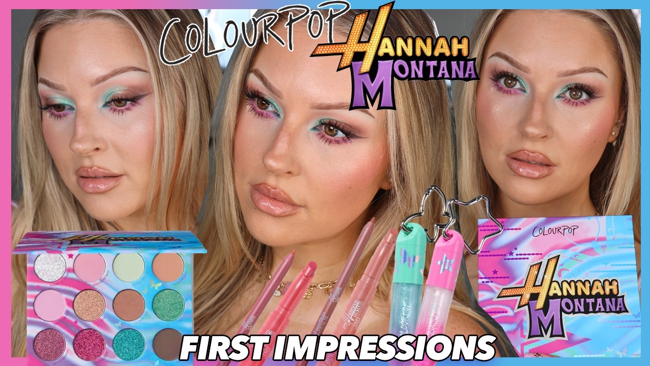 HANNAH MONTANA x COLOURPOP COLLECTION 💿✮ and a bit of a vent lol