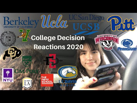 low stats but I GOT INTO MY DREAM SCHOOL (college decision reactions 2020)