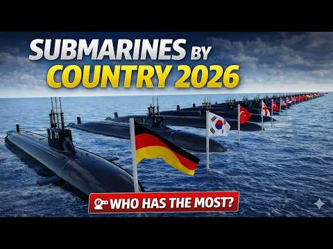 Submarines by Country 2026: Military Power 3D Visualization