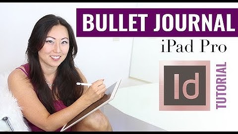 How To Create Bullet Journal Pages for the iPad Pro // How To Create Dot Grids in Adobe InDesign