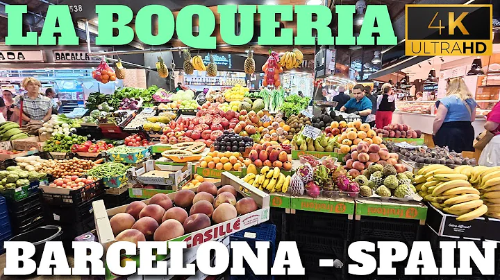 MERCAT DE LA BOQUERIA - EXPLORING SPAIN'S BEST FOOD MARKET- BARCELONA - 4K - 2025