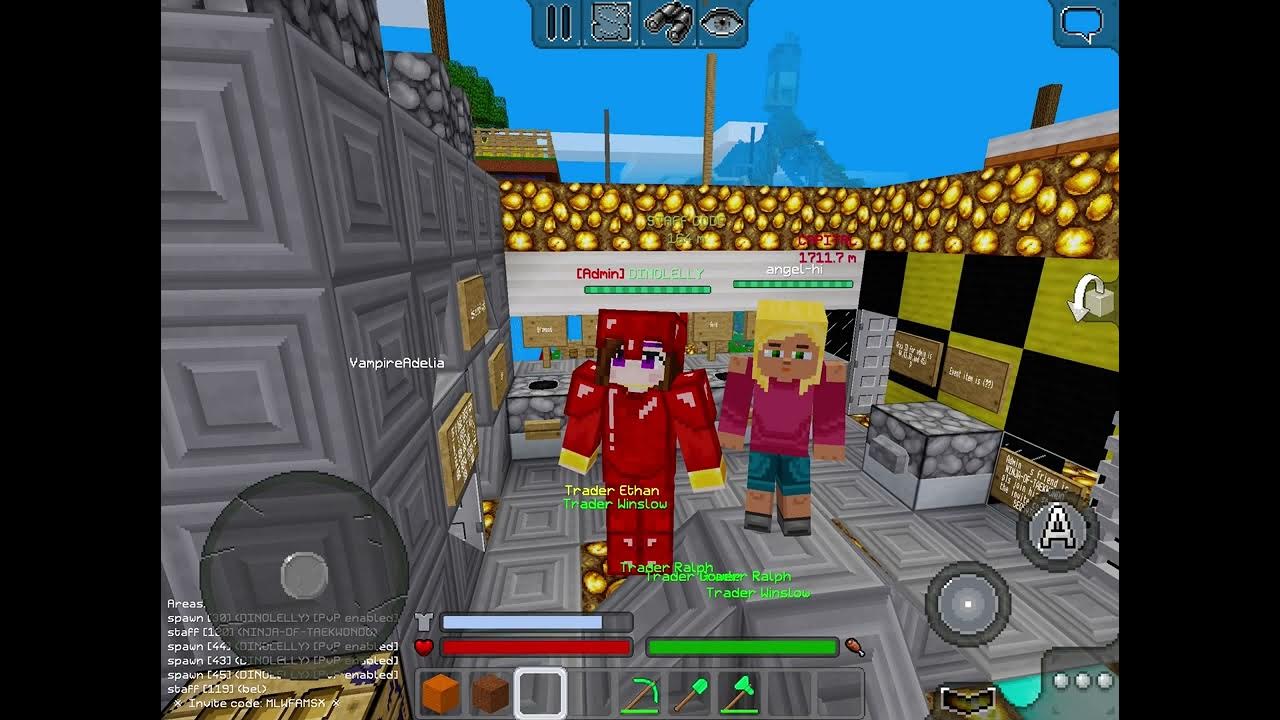 How to make players staff in Multicraft. YouTube